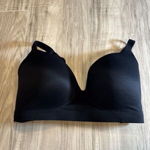 NWOT Soma Enbliss Bra  Black Molded Wire Free Adjustable Strap 34DD